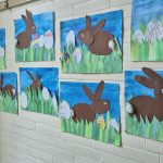 Klasse 1k und ihre Osterhasen